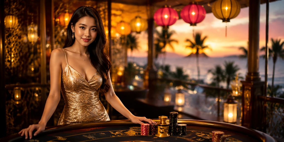 Người chơi slot game tại bãi biển Đà Nẵng trên điện thoại di động vào buổi chiều